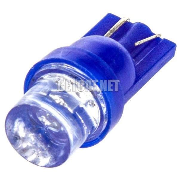 Автолампа диод T10(W5W) 24V 1LED диод 1-конт Синяя - S08202018