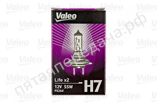Лампа накаливания, Life x2 H7 12В 55Вт - 032517