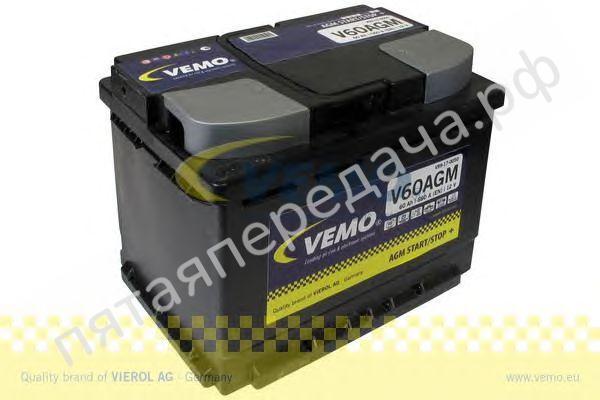 Батарея аккумуляторная V60AGM, 12В 60А/ч - V99170050